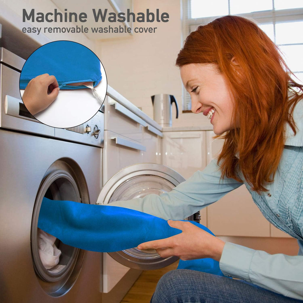 Pet Heating Pad,Cat Dog Electric Pet Heating Pad Indoor Waterproof,Auto Constant Temperature, Chew Resistant Steel Cord (Blue, XS-12" X 12")