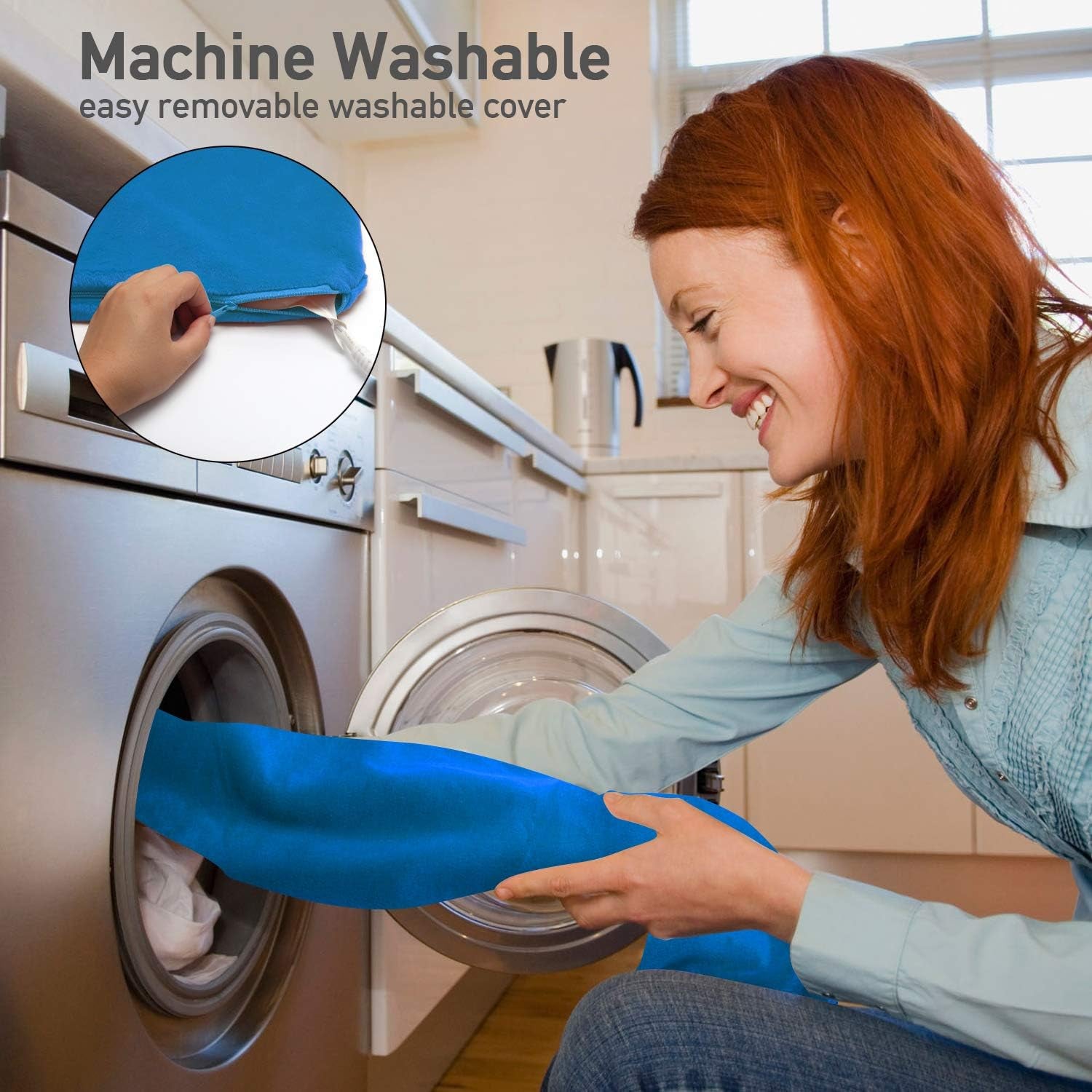 Pet Heating Pad,Cat Dog Electric Pet Heating Pad Indoor Waterproof,Auto Constant Temperature, Chew Resistant Steel Cord (Blue, XS-12" X 12")